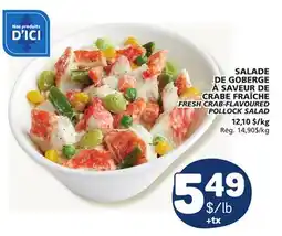 Marché Bonichoix FRESH CRAB-FLAVOURED POLLOCK SALAD offer