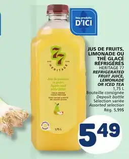 Marché Bonichoix HERITAGE REFRIGERATED 77 FRUIT JUICE, LEMONADE OR ICED TEA offer