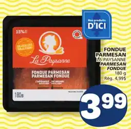 Marché Bonichoix FONDUE PARMESAN LA PAYSANNE offer