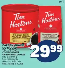 Marché Bonichoix TIM HORTONS COFFEE BEANS OR GROUND COFFEE offer