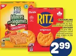 Marché Bonichoix CHRISTIE RITZ, FINS AU BLÉ, Crackers offer