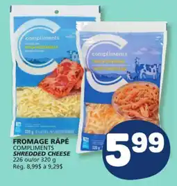 Marché Bonichoix COMPLIMENTS SHREDDED CHEESE offer