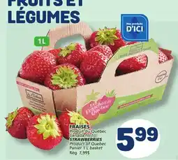 Marché Bonichoix STRAWBERRIES offer