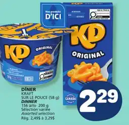 Marché Bonichoix KRAFT SUR LE POUCE (58 g) DINNER offer