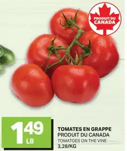 L'Intermarché TOMATES EN GRAPPE | TOMATOES ON THE VINE offer