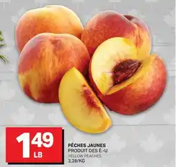 L'Intermarché PÉCHES JAUNES | YELLOW PEACHES offer
