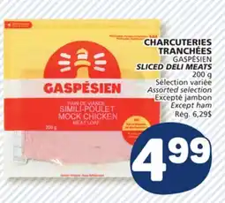 Marché Bonichoix GASPÉSIEN SLICED DELI MEATS offer