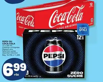 Marché Bonichoix PEPSI OR COCA-COLA offer