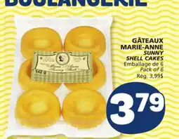Marché Bonichoix SUNNY SHELL CAKES offer