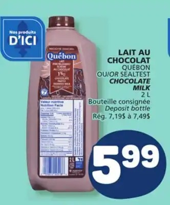 Marché Bonichoix QUÉBON OR SEALTEST CHOCOLATE MILK offer