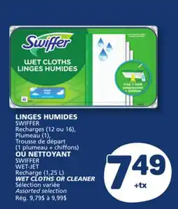 Marché Bonichoix SWIFFER WET CLOTHS OR CLEANER offer