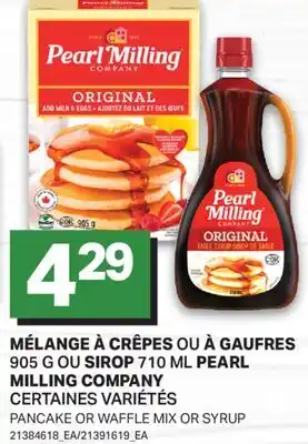 L'Intermarché MÉLANGE À CRÊPES OU À GAUFRES 905 G OU SIROP 710 ML | PANCAKE OR WAFFLE MIX OR SYRUP offer