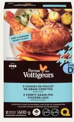 Avril Ferme des Voltigeurs cuisses de poulet de grain confites fraîches offer