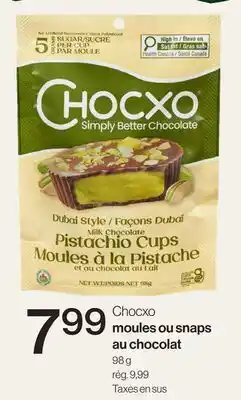 Avril Chocxo moules ou snaps au chocolat offer