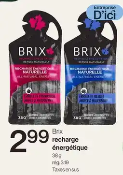 Avril Brix recharge énergétique offer