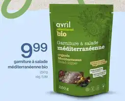Avril garniture à salade méditerranéenne bio offer