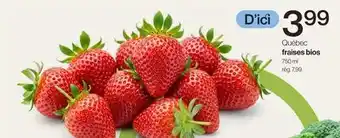 Avril Québec fraises bios offer
