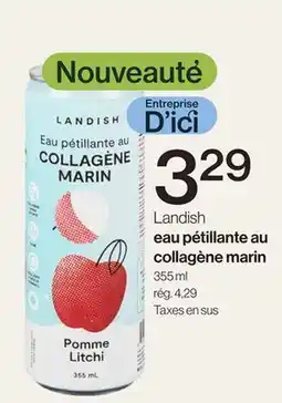 Avril Landish eau pétillante au collagène marin offer