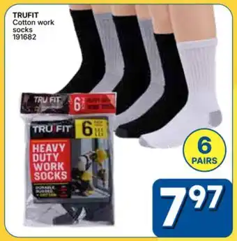 Rossy TRUFIT Cotton work socks offer
