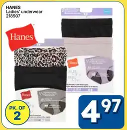 Rossy HANES Ladies' underwear offer