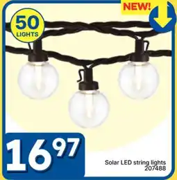Rossy Solar LED string lights offer
