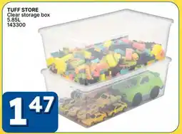 Rossy TUFF STORE Clear storage box offer