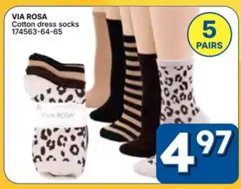 Rossy VIA ROSA Cotton dress socks offer