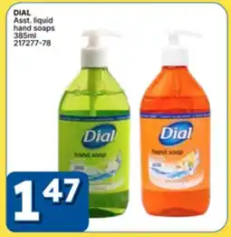 Rossy DIAL Ass. liquid hand soaps offer