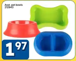 Rossy Asst. pet bowls offer