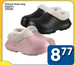 Rossy Sherpa-lined clog slippers offer