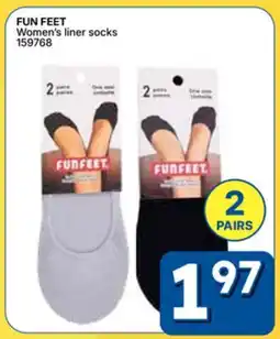 Rossy FUN FEET Women's liner socks offer