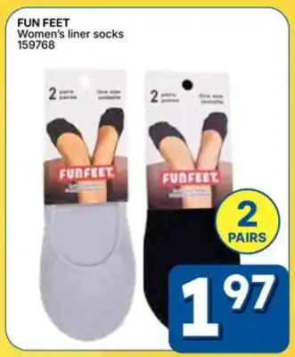 Rossy FUN FEET Women's liner socks offer