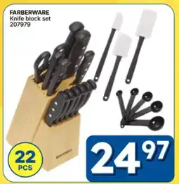 Rossy FARBERWARE Knife block set offer