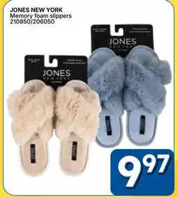 Rossy JONES NEW YORK Memory foam slippers offer