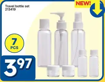 Rossy Travel bottle set offer
