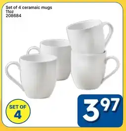 Rossy Set of 4 ceramic mugs offer