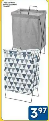 Rossy Ass't. foldable laundry baskets offer