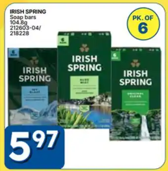Rossy IRISH SPRING Soap bars offer
