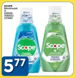 Rossy SCOPE Mouthwash offer