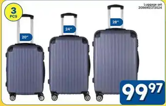 Rossy Luggage set offer