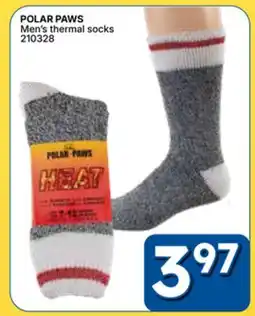 Rossy POLAR PAWS Men's thermal socks offer