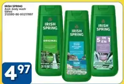 Rossy IRISH SPRING Asst. body wash offer