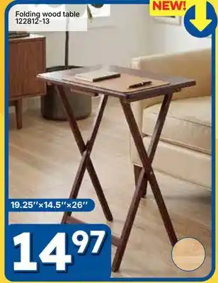 Rossy Folding wood table offer