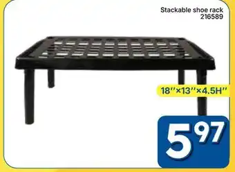 Rossy Stackable shoe rack offer