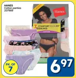 Rossy HANES Cotton panties offer
