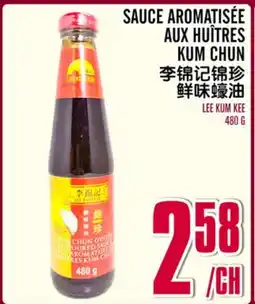 Marché Lian Tai SAUCE AROMATISÉE AUX HUITRES KUM CHUN offer