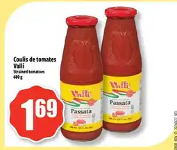 Bonanza Coulis de tomates Valli offer