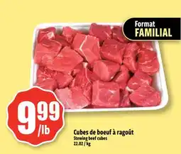 Bonanza Cubes de bœuf à ragout offer