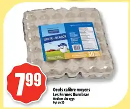 Bonanza Oeufs calibre moyens Les Fermes Burnbrae offer