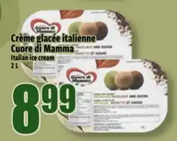 Bonanza Crème glacée italienne Cuore di Mamma offer
